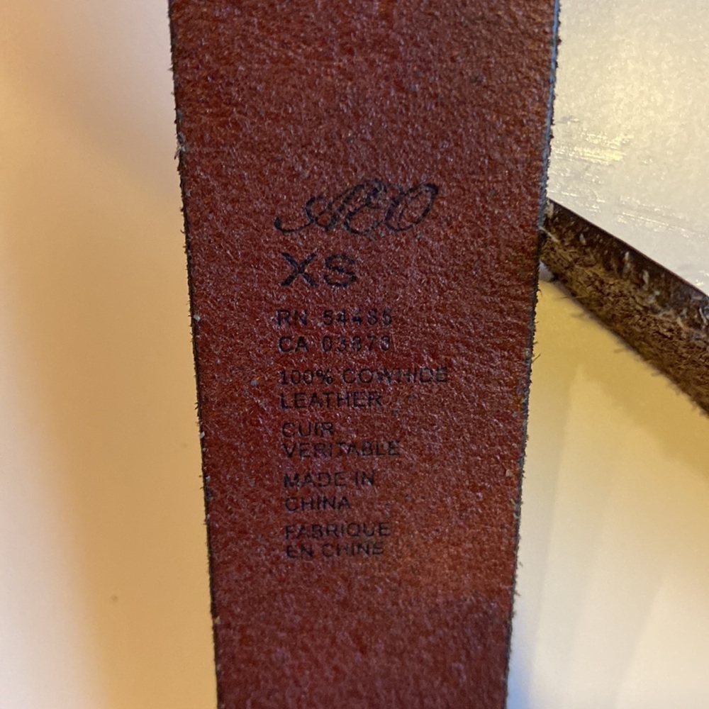American Eagle leather belt. - Picture 2 of 2